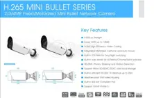 2-3-4Mp Fixed Mini Bullet Network Camera