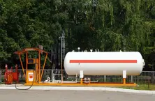خزانات تخزين غاز البترول المسال الأفقية