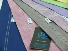 Cotton-elastan warp slup woven fabric