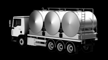 Mobile Milk transport tank