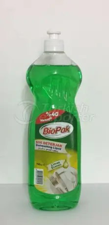 Biopak Dishwashing Liquid 750ml  Lemon