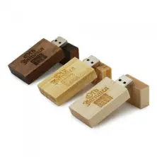 Memoria USB en forma de cuerpo de madera
