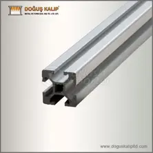 Perfil industrial de aluminio 25x25