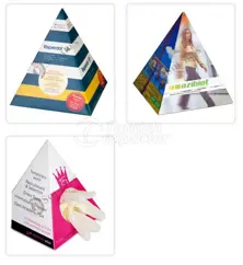 Boîte à gants pyramidale