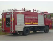 Camions de pompiers à échelle portable