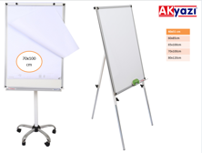 Magnetic Portable Easel Dry Erase Board, Flipchart Easel Stand Tripod Whiteboard
