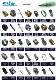 Montabert Rock Drill Spare Parts