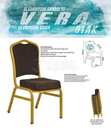 كراسي المائدة من الألومنيوم VERA01 AK