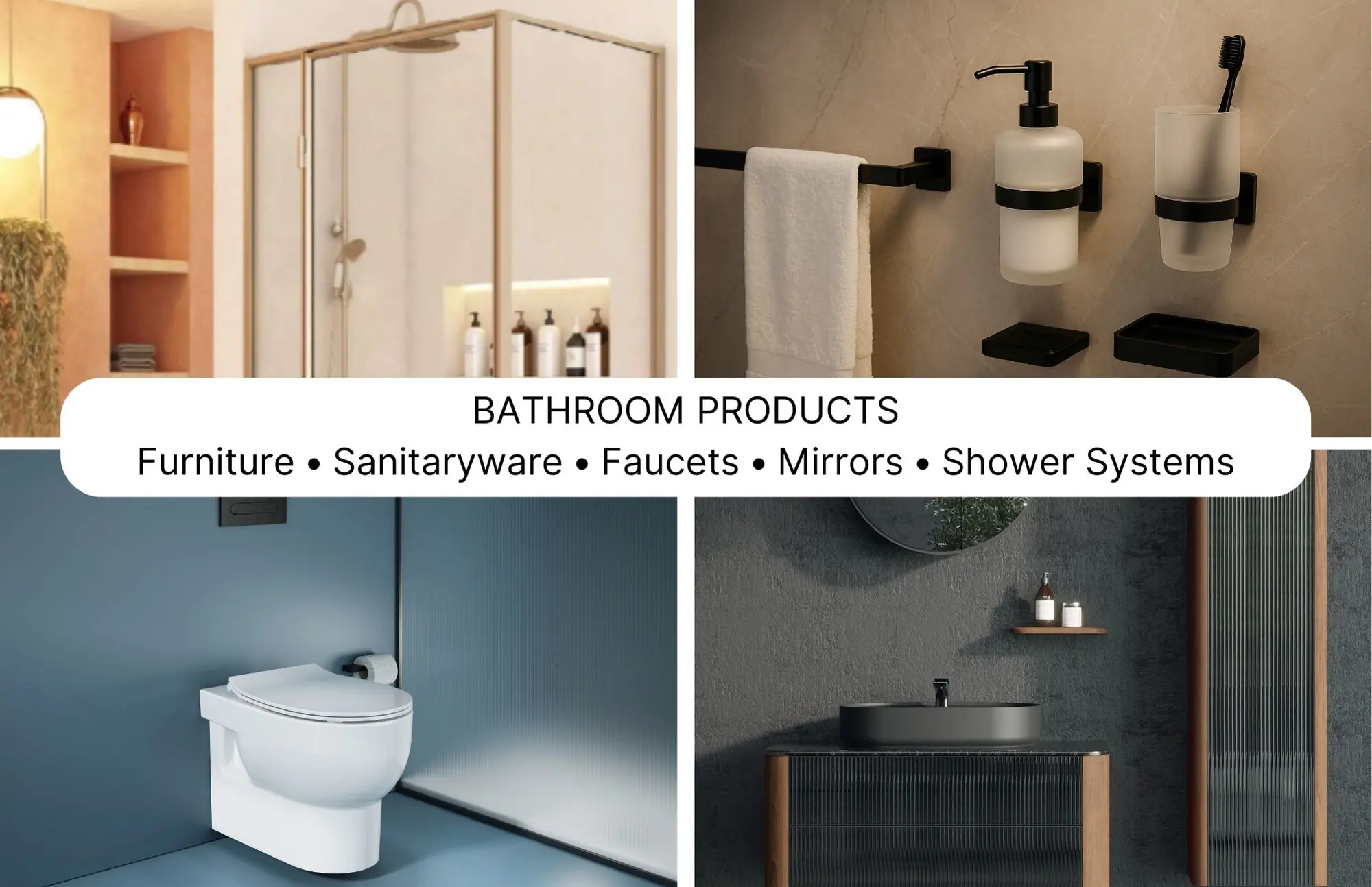 Produtos para Banheiro – Móveis, Louças Sanitárias, Torneiras, Sistemas de Chuveiro Product