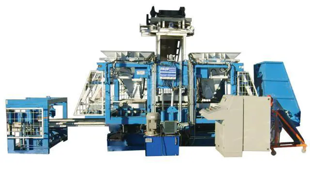HB10-P24 Full Otomatik Beton Parke Briket Makinası Product