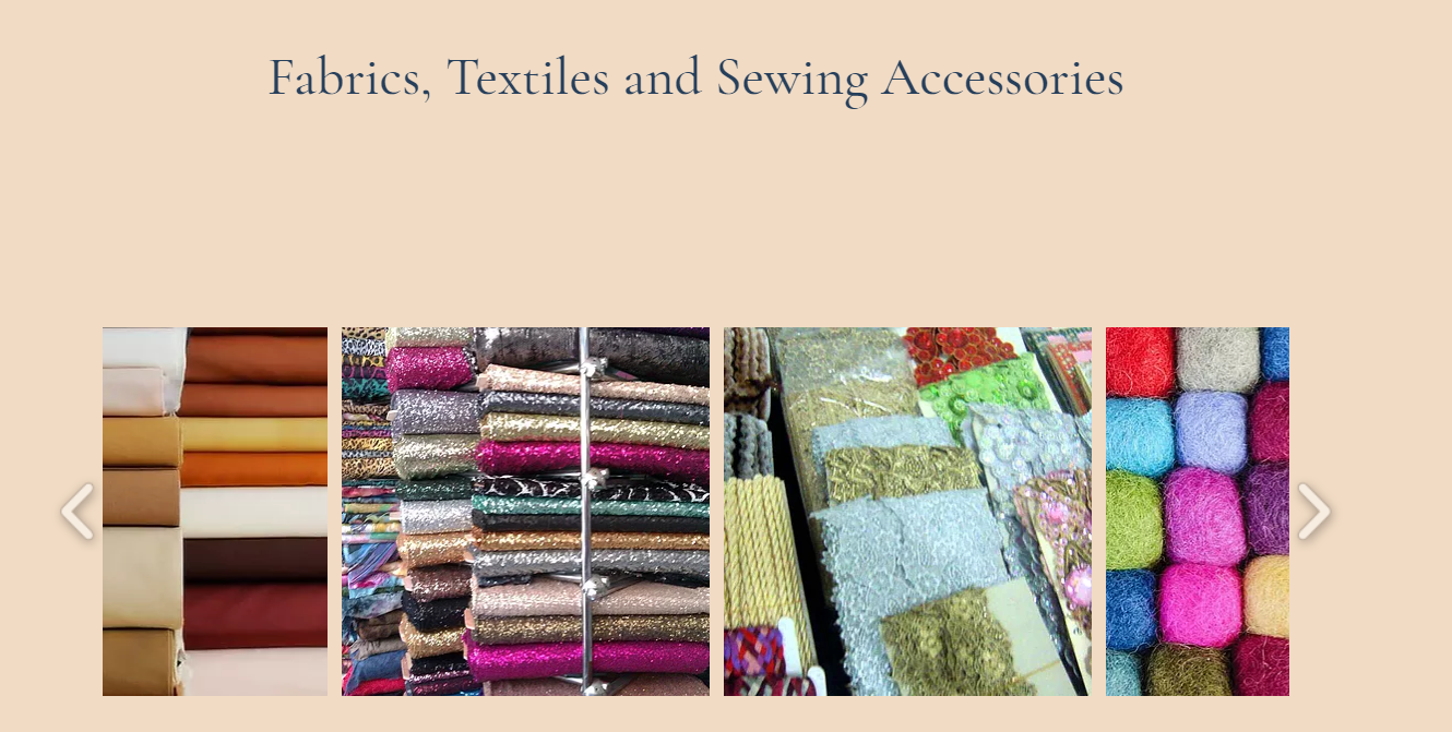 Fabrics, Textiles and Sewing Accessories Product