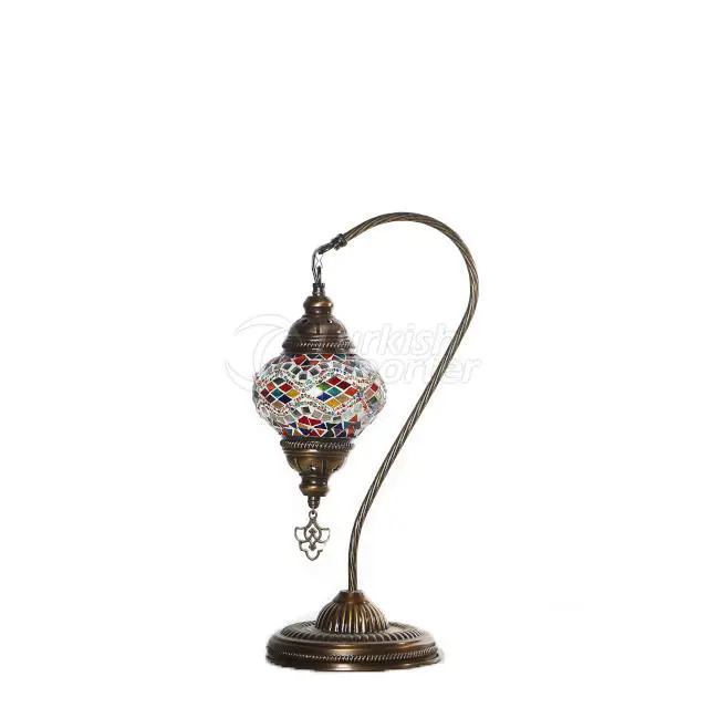 No2 Swan Neck Mosaic Table Lamp Product